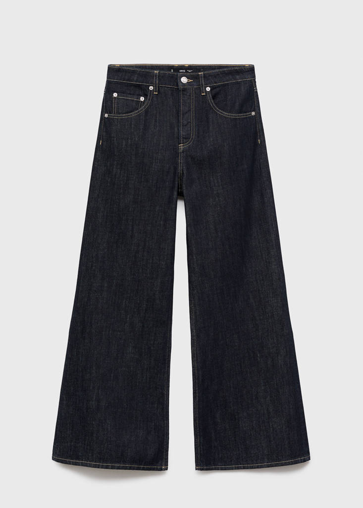 Jean Large À Boutons