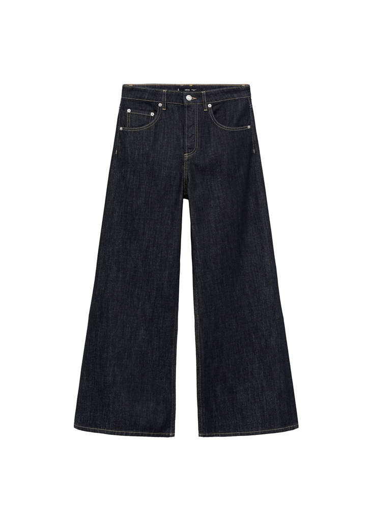Jean Large À Boutons