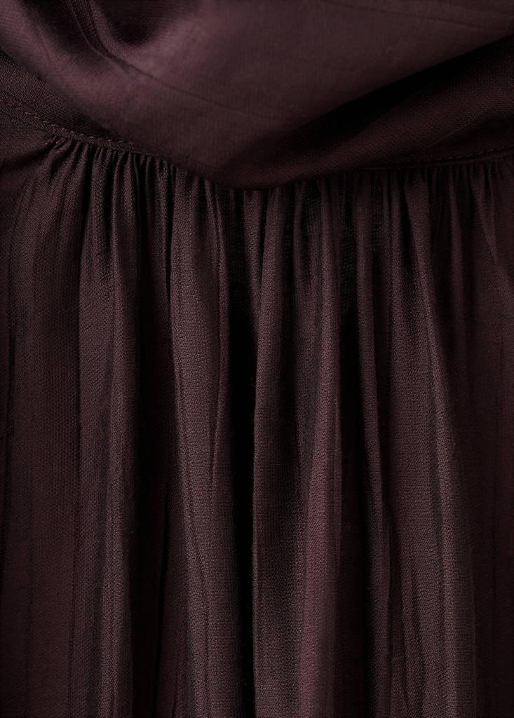 Blouse Texture Avec Foulard