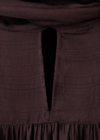 Blouse Texture Avec Foulard
