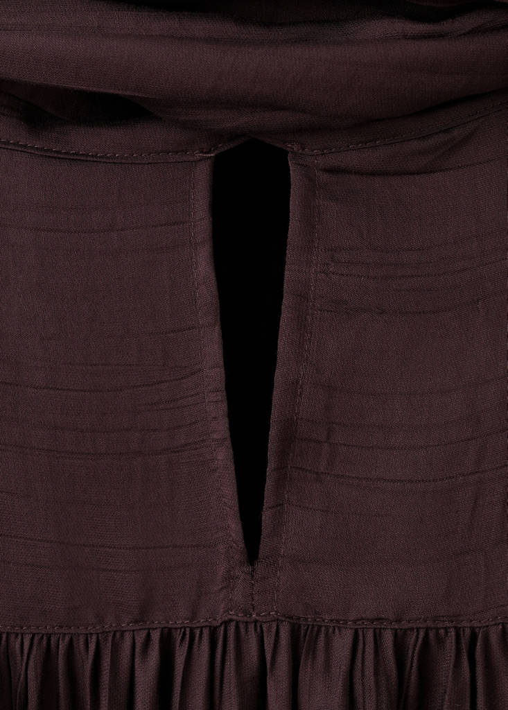 Blouse Texture Avec Foulard
