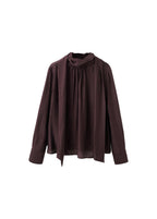 Blouse Texture Avec Foulard