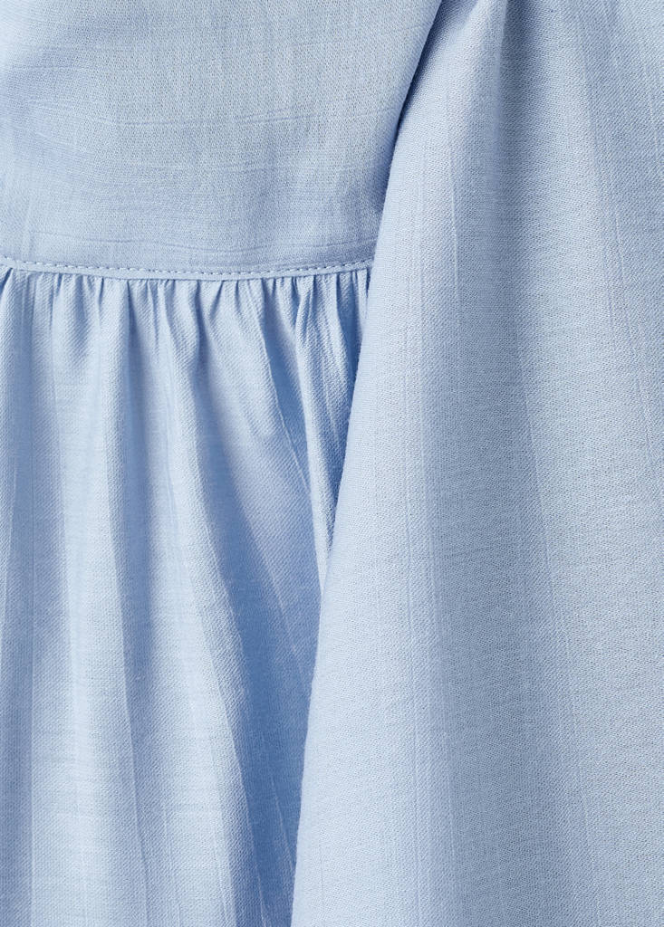 Blouse Texture Avec Foulard