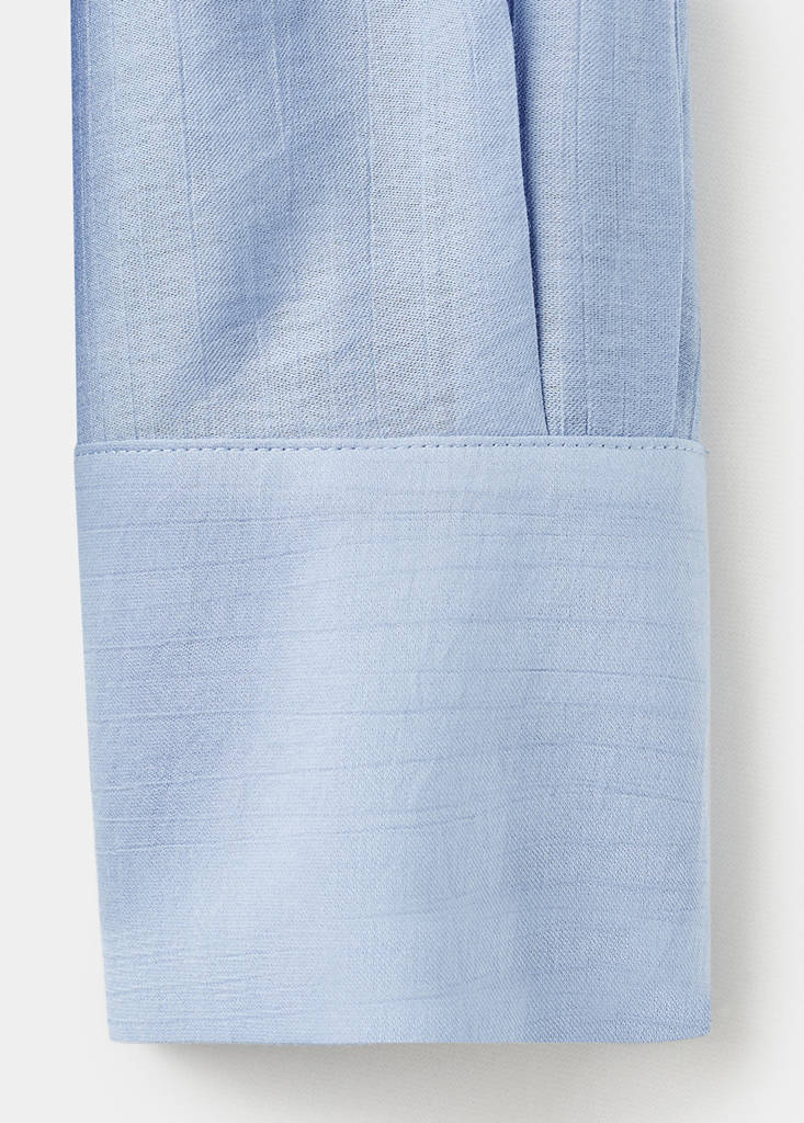 Blouse Texture Avec Foulard