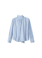 Blouse Texture Avec Foulard