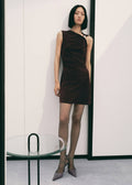 Robe En Maille Fine Avec Détails Métalliques