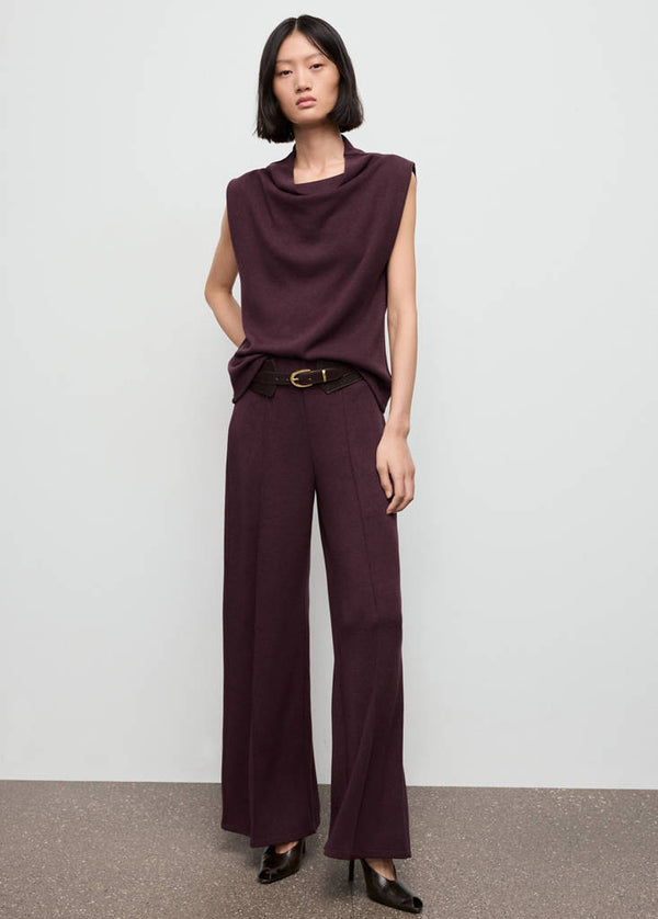 Top Collo Drappeggiato