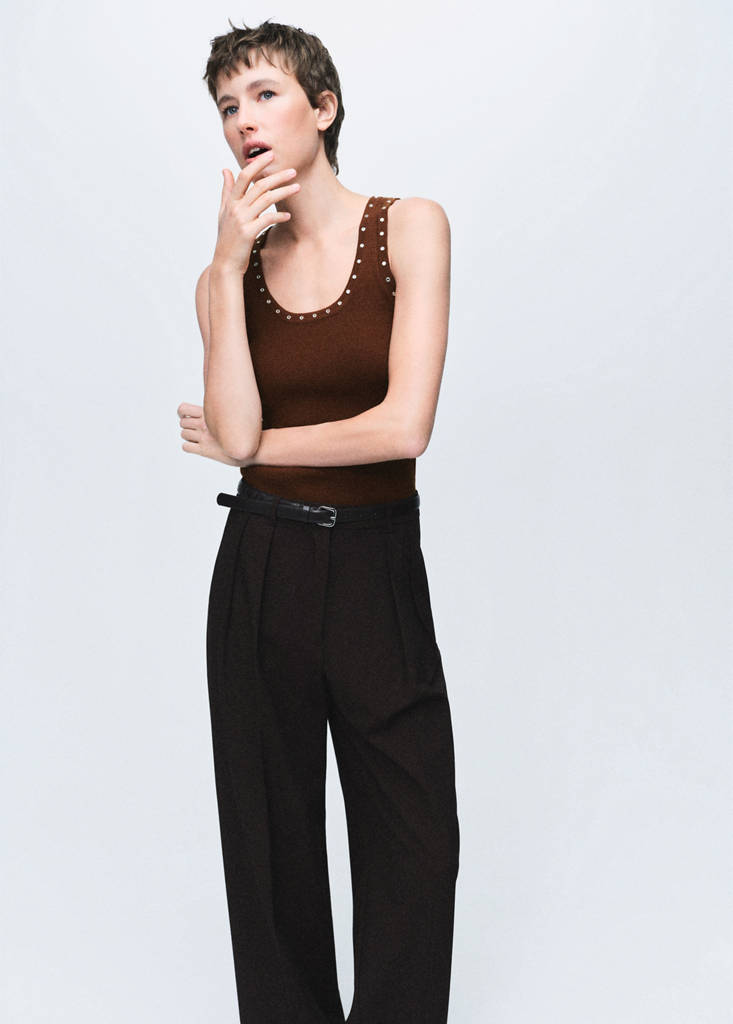 Top En Maille À Clous