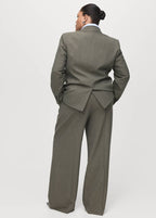 Pantalon De Costume Droit À Pinces