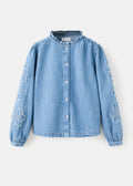 Blusa Fabiola Azul Medio - Niña