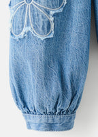 Blusa Fabiola Azul Medio - Niña