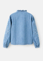 Blusa Fabiola Azul Medio - Niña