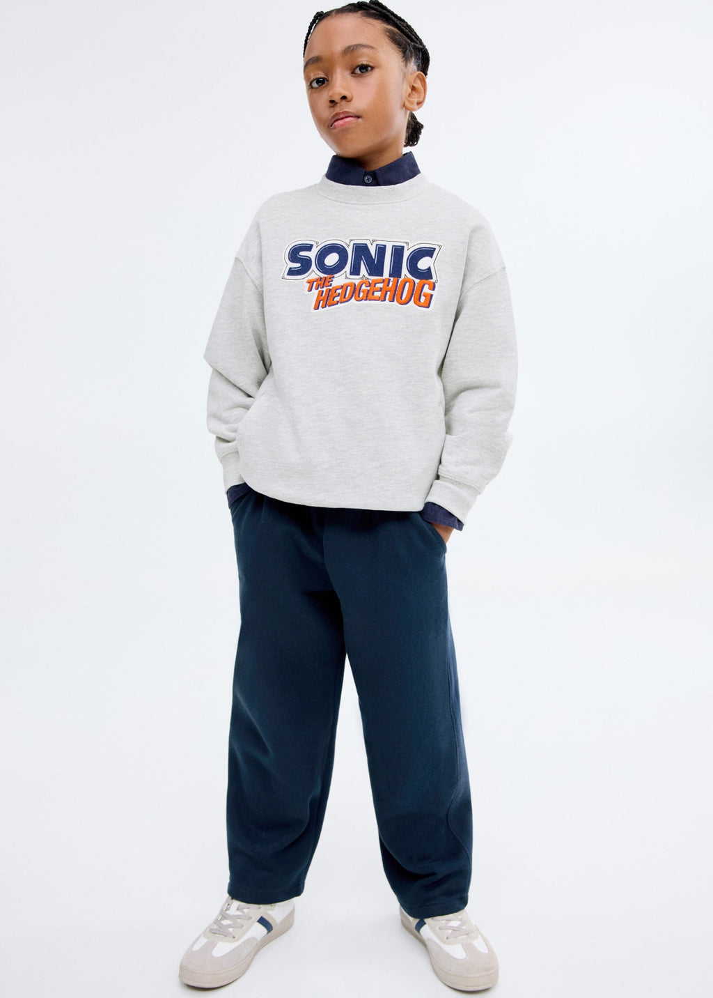 Pantalon Slowchy Bleu Marine - Garçon