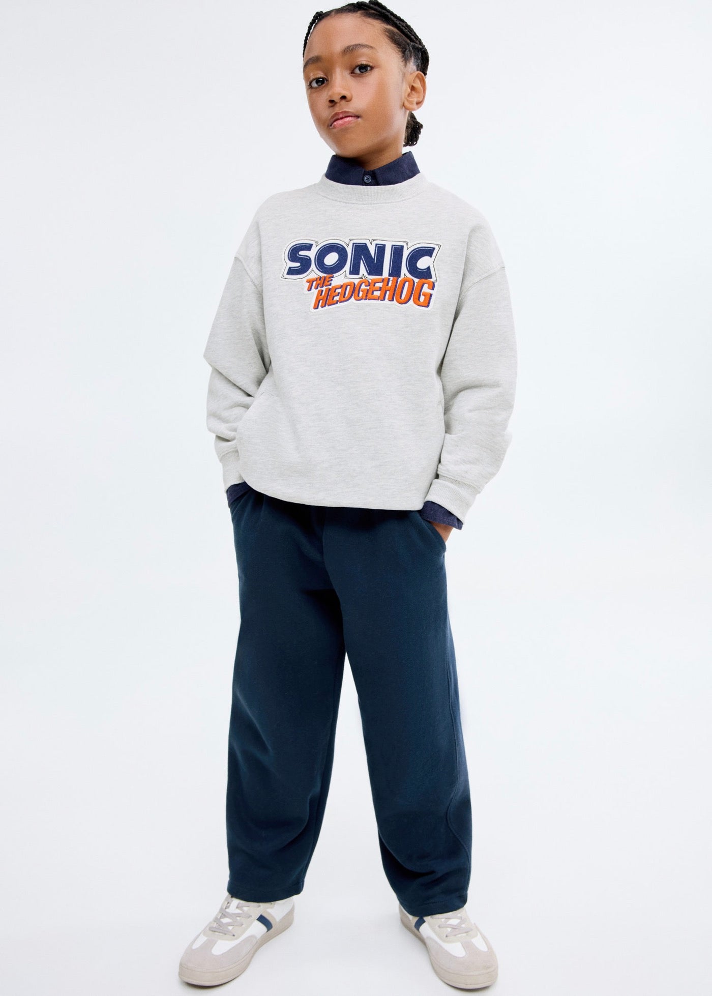 Pantalon Slowchy Bleu Marine - Garçon