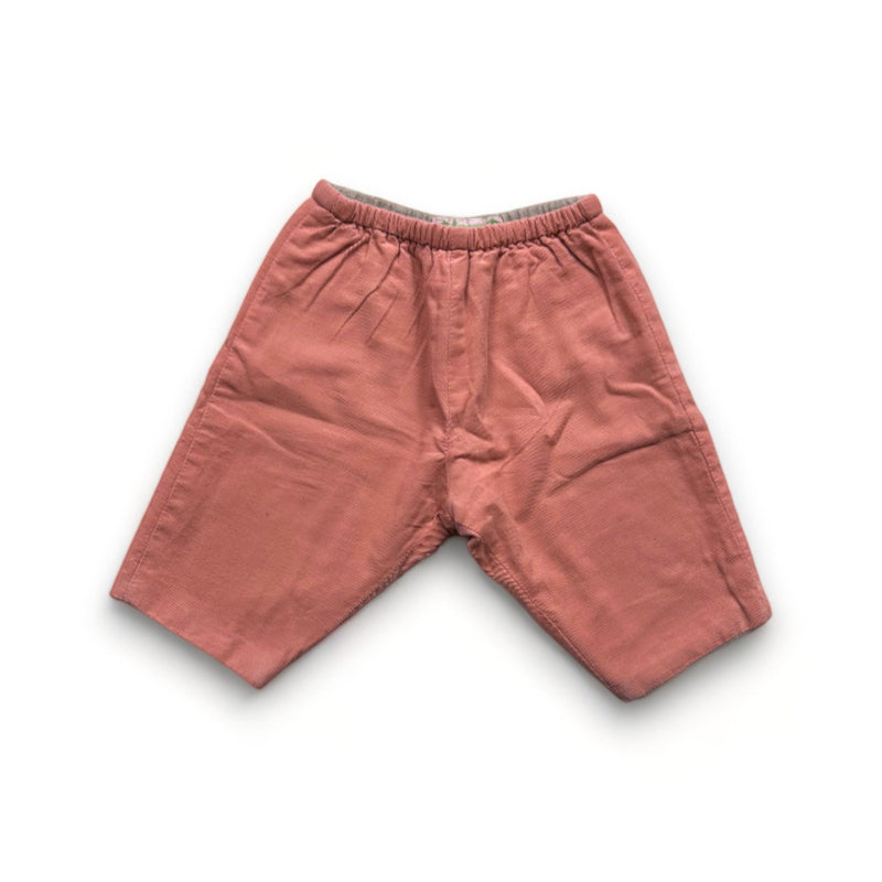 Bonpoint - Pantalon Rose Effet Velours - 3 Ans