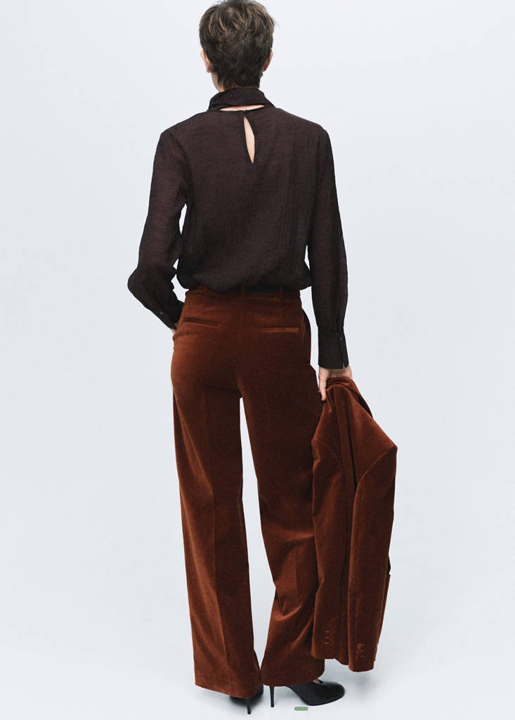 Pantalon Costume Velours