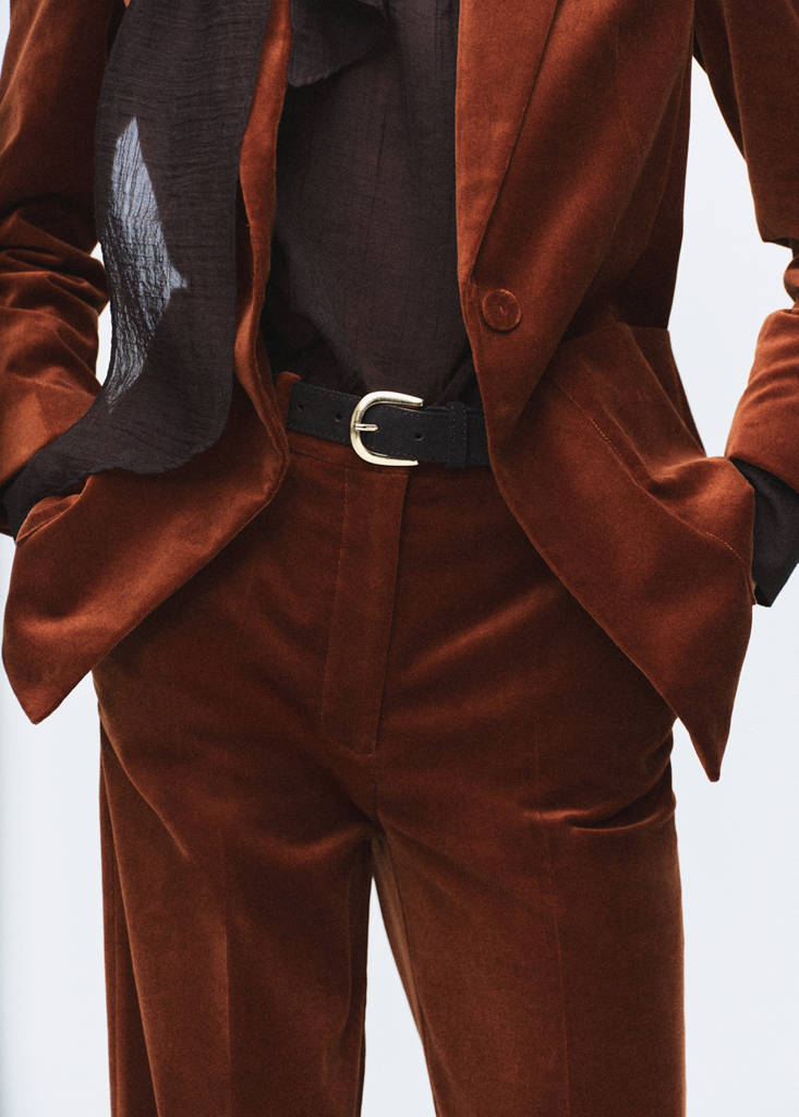 Pantalon Costume Velours