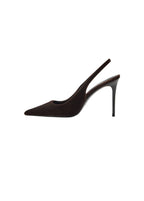Chaussure À Talon Velours
