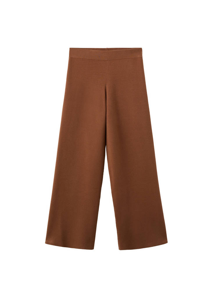 Pantalon Maille Coton Lin