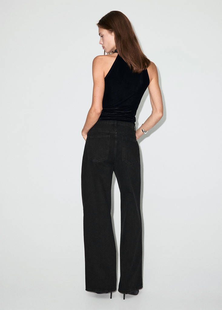 Jean Large Taille Croisée Normale