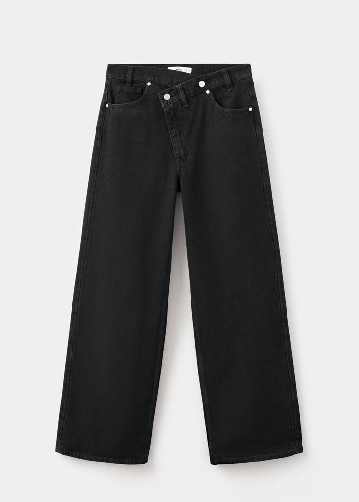 Jean Large Taille Croisée Normale