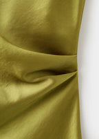 Blouse Satin Col Bénitier