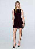 Robe Velours Coutures