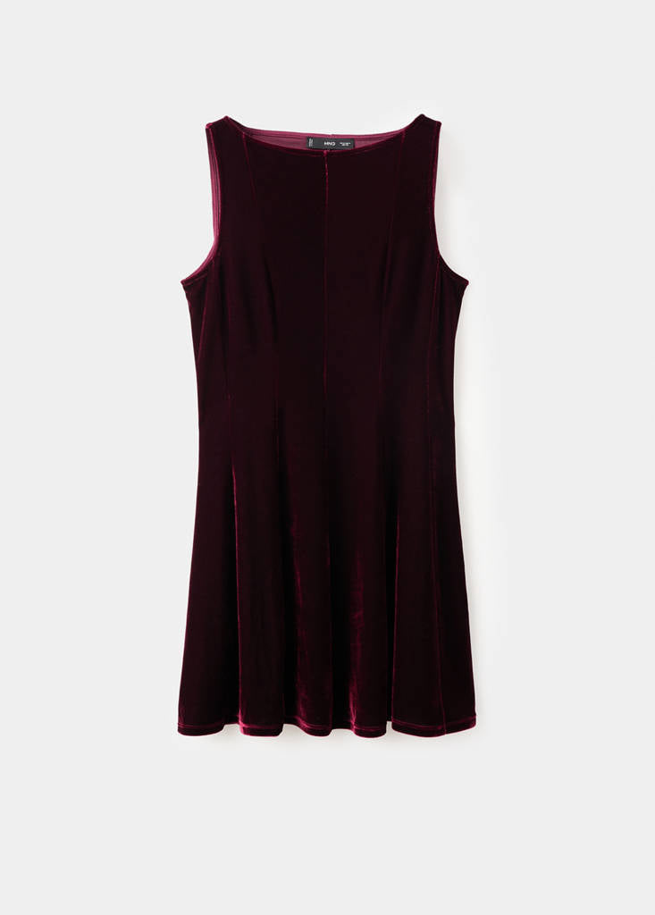 Robe Velours Coutures