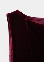 Robe Velours Coutures