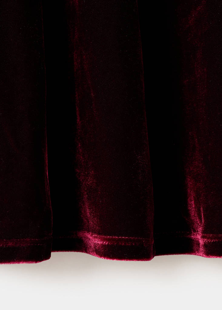 Robe Velours Coutures