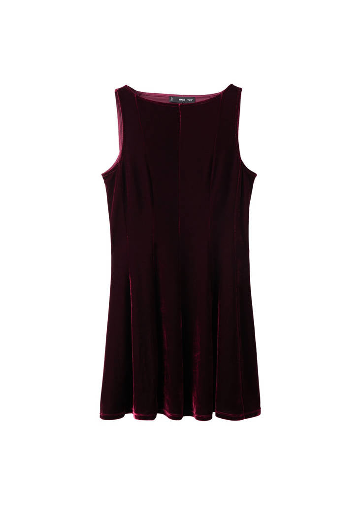 Robe Velours Coutures