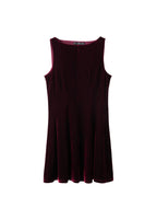 Robe Velours Coutures