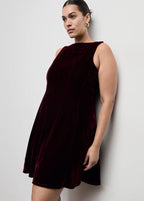 Robe Velours Coutures