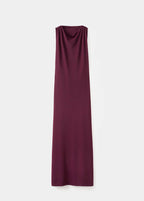 Robe Drapée Détail Métallique
