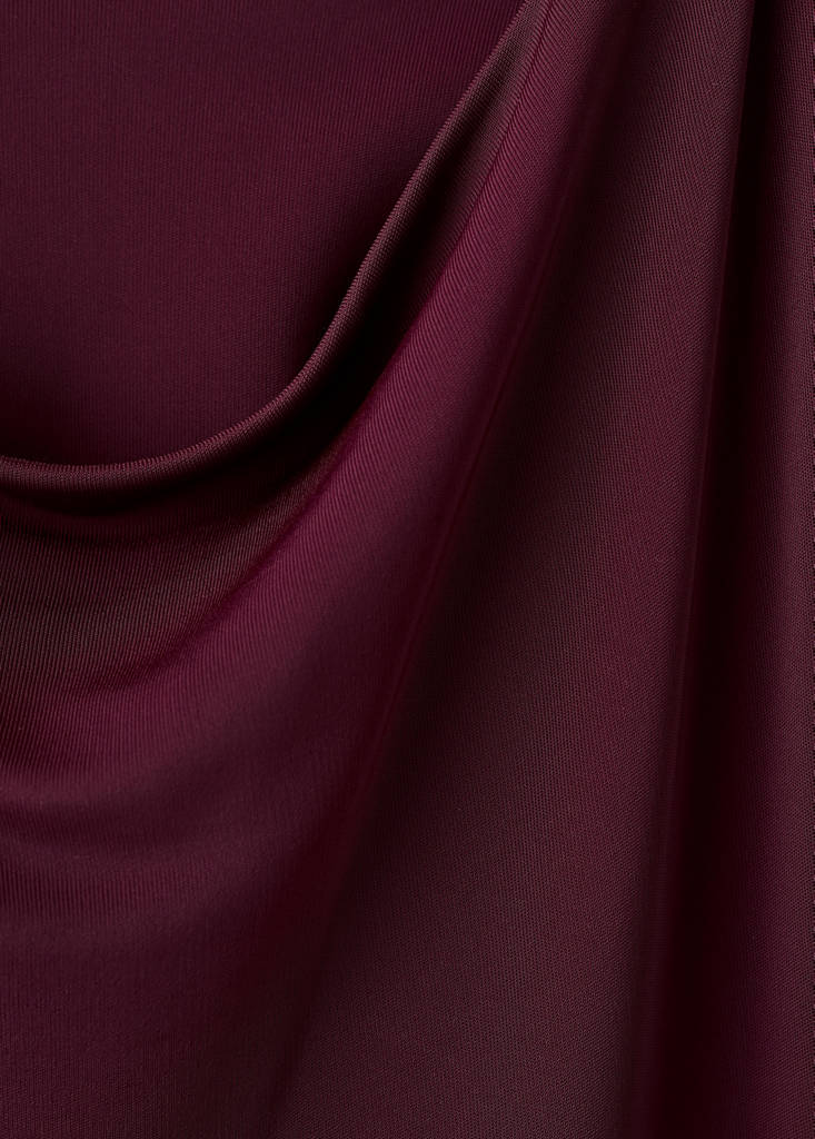 Robe Drapée Détail Métallique