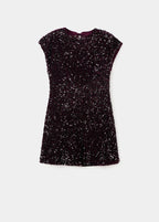 Robe Sequins Dos Nu
