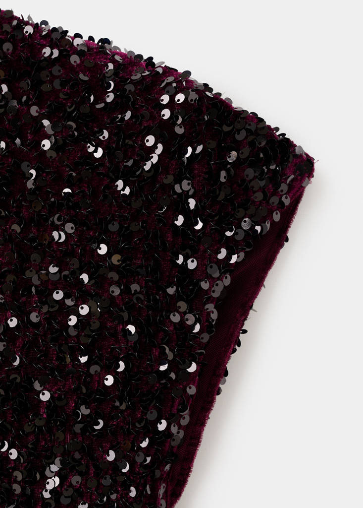 Robe Sequins Dos Nu