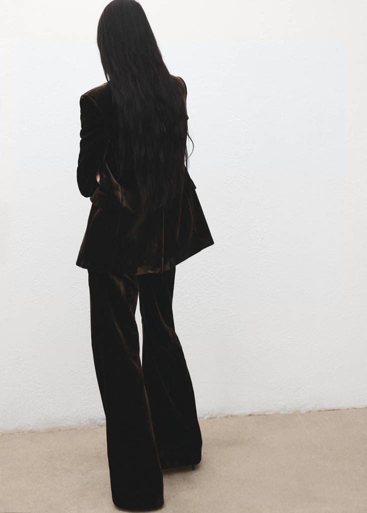 Pantalon Costume Velours