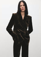 Pantalon Costume Velours