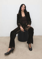 Pantalon Costume Velours