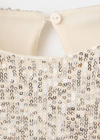 Robe Courte À Paillettes
