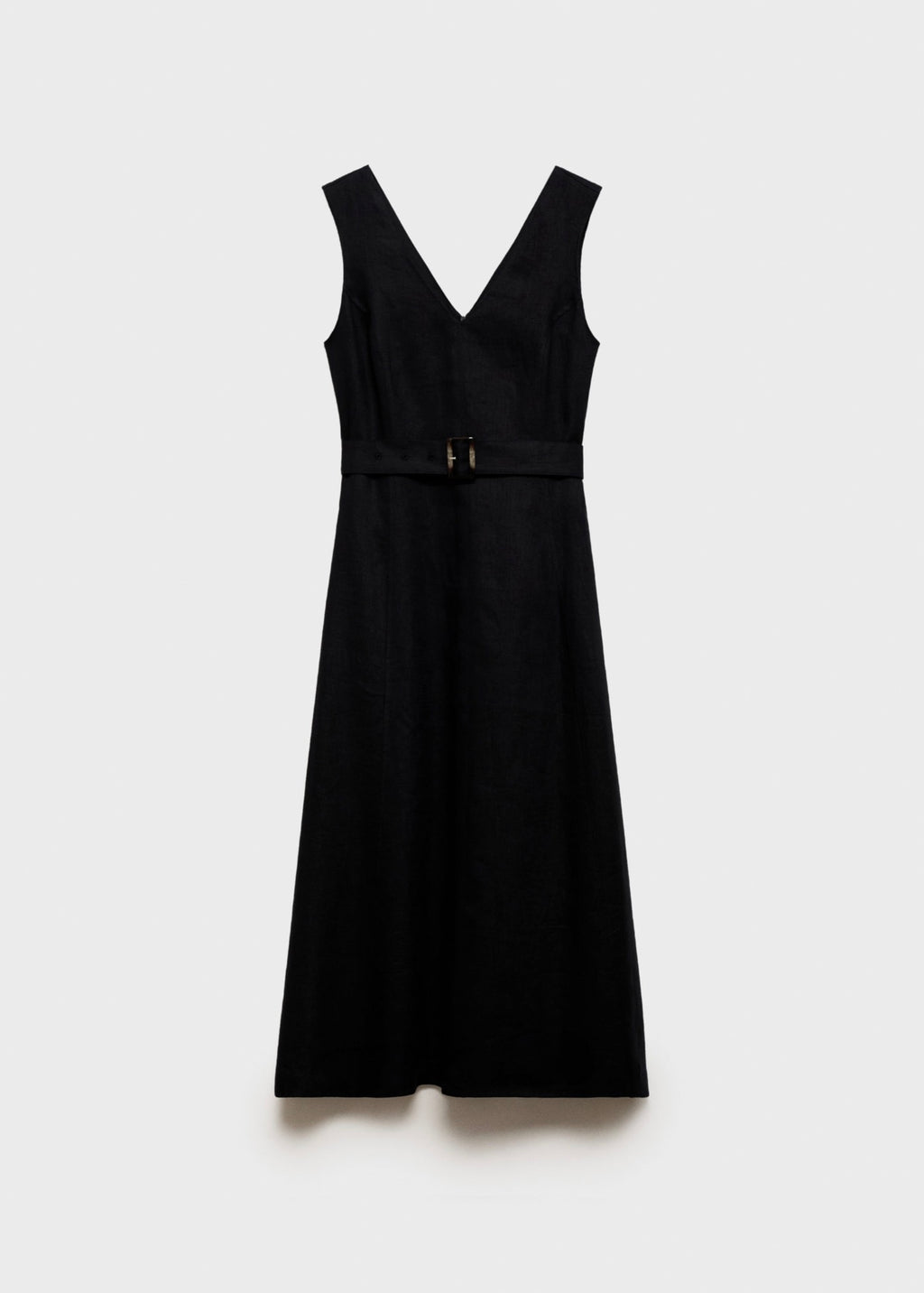 Robe Évasée Lin Ceinture