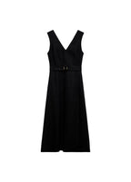 Robe Évasée Lin Ceinture