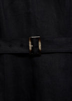 Robe Évasée Lin Ceinture