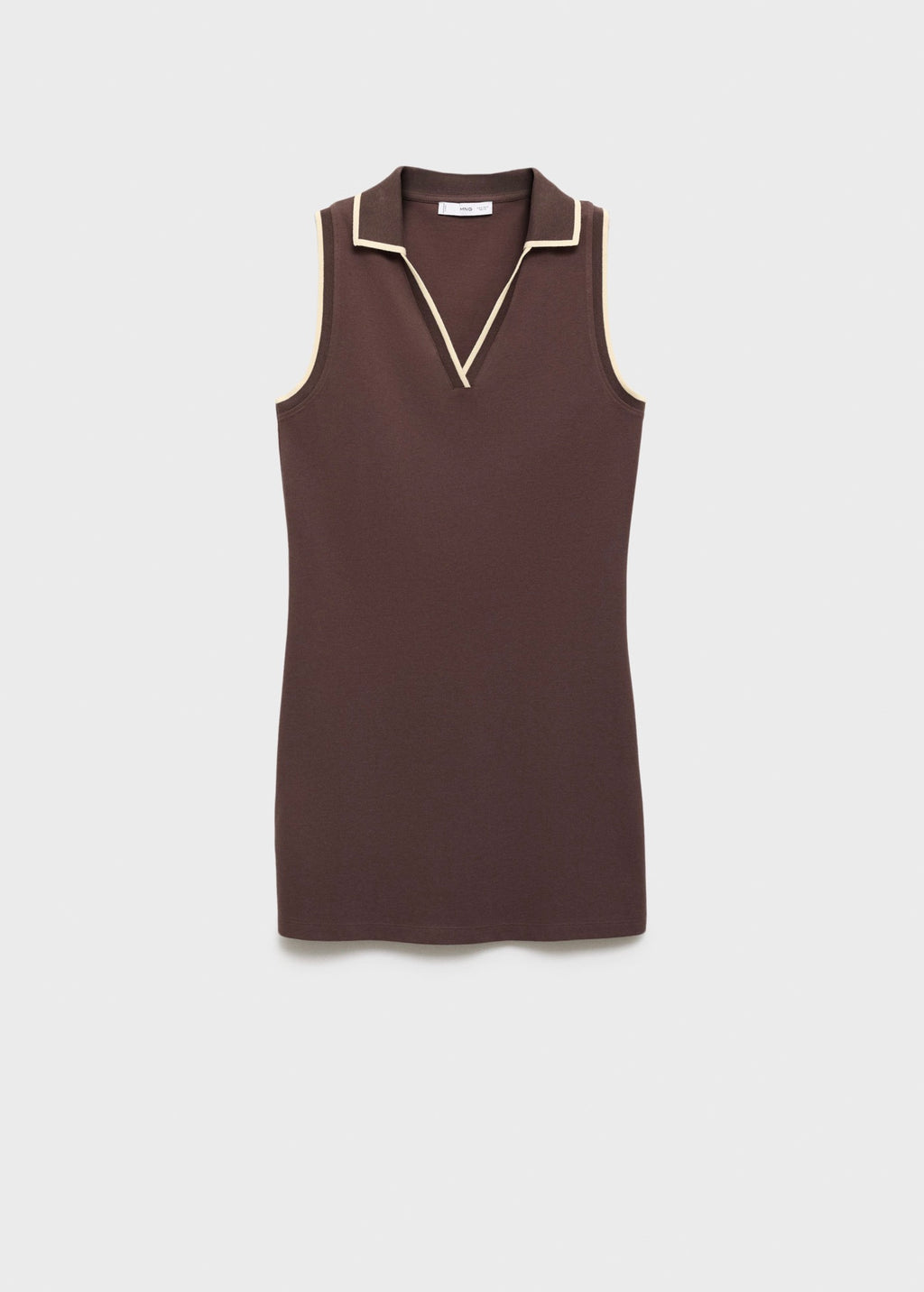 Robe À Bretelles Style Polo