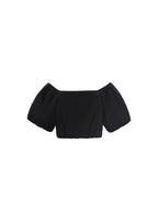Blouse Coton Manches Bouffantes