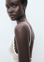Top En Crochet Dos Nu