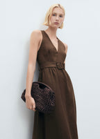 Robe Lin Ceinture