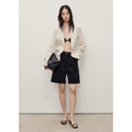 Bermuda Shorts Camilla - Black Denim