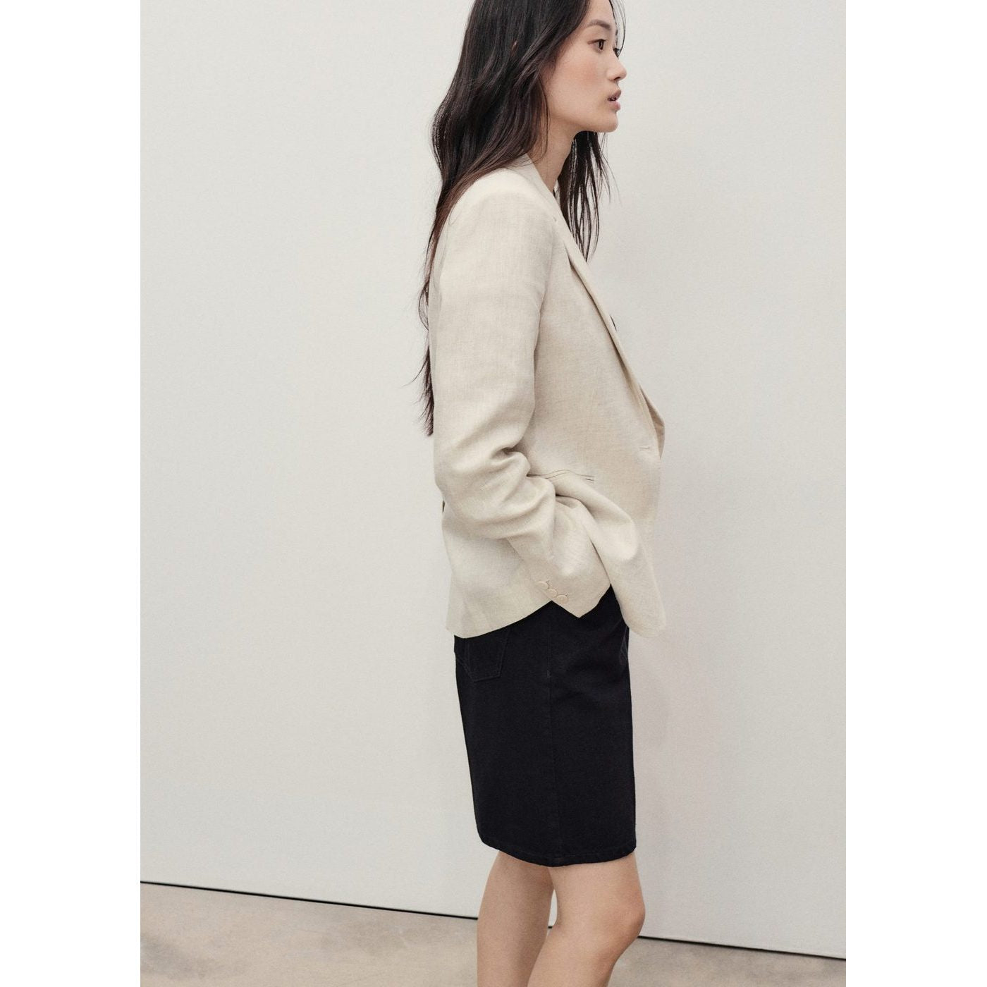Bermuda Shorts Camilla - Black Denim